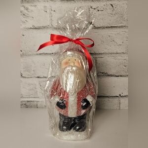 Pottery Barn Santa Candle Large 8.2" 160 Hour Burn Time New Sealed